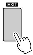 YAMAHA DGX-630 YPG-635 - Press [EXIT] button to return to the MAIN display. - 1