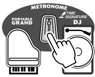 YAMAHA EZ-150 - Activez la fonction metronome. - 1