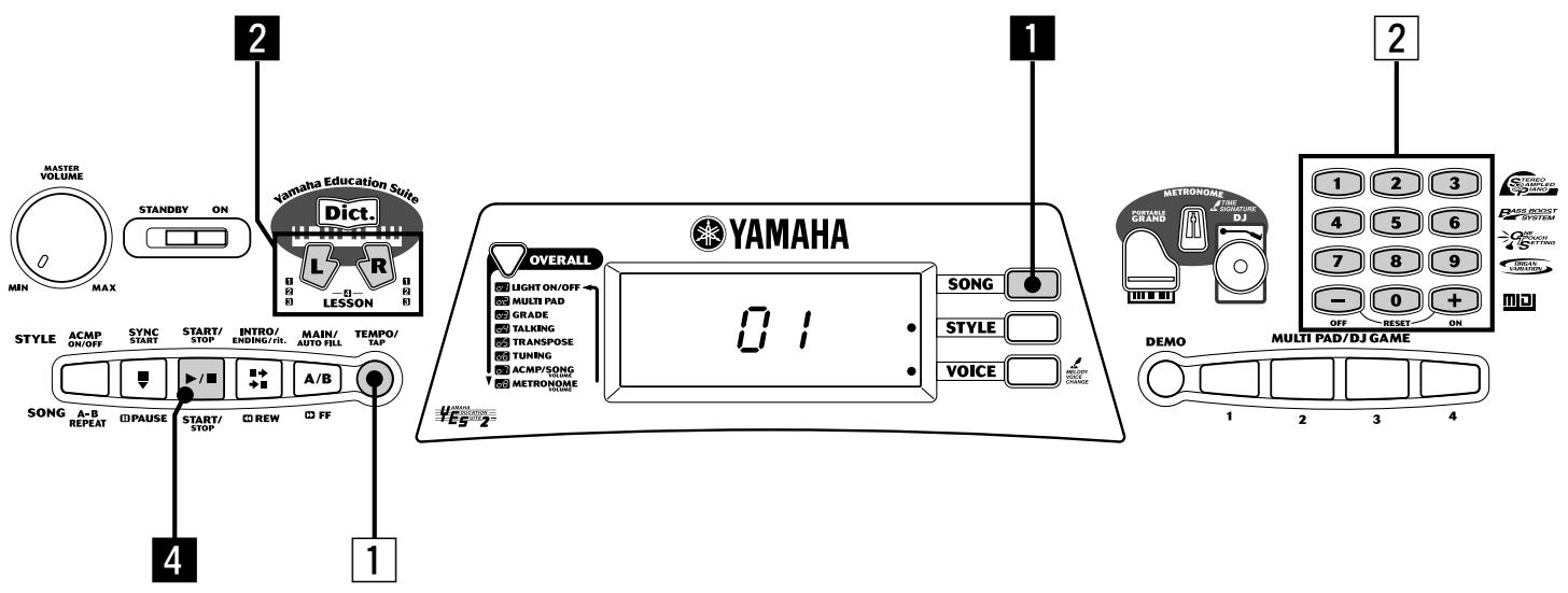 YAMAHA EZ-150 - Pour apprendre à jouer un accord spécifique - 11