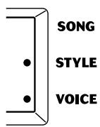 YAMAHA EZ-150 - Indication [PRESS AND HOLD FOR a WHILE] (maintenir la touche enfoncée pendant un certain temps) - 3