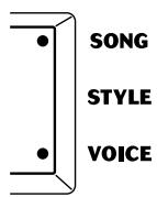 YAMAHA EZ-150 - Indication [PRESS AND HOLD FOR a WHILE] (maintenir la touche enfoncée pendant un certain temps) - 2