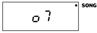 YAMAHA EZ-150 - Modification du volume du morceau - 2
