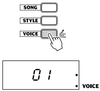 YAMAHA EZ-150 - Pour sélectionner et reproduire d'autres voix - 1