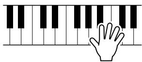 YAMAHA EZ-150 - Sélectionnez la partie (gauche ou droite) sur laquelle vous souhaitez travailler ainsi que l'étape de la façon. - 4
