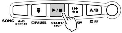 YAMAHA EZ-150 - Utilisation de la fonction lesson - 5