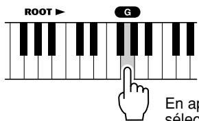 YAMAHA EZ-150 - Spécifiez la note fondamentale de l'accord. - 1