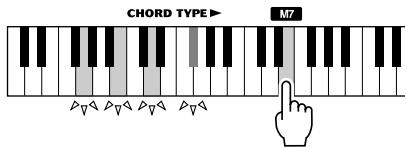 YAMAHA EZ-150 - Pour apprendre à jouer un accord spécifique - 4