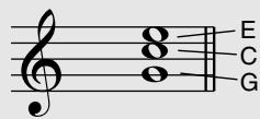 YAMAHA EZ-20 - Examples d'inversion pour la note C - 4