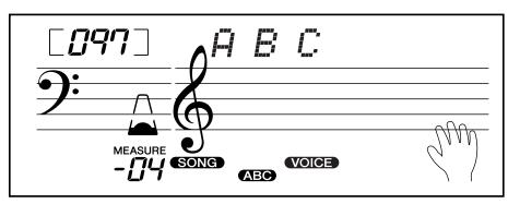 YAMAHA EZ-20 - Sélection de la voix ABC ou DoReMi - 2