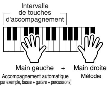 YAMAHA EZ-20 - Utilisation de l'accompagnement automatique - 2