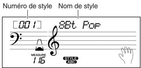 YAMAHA EZ-20 - Selection d'un style - 3