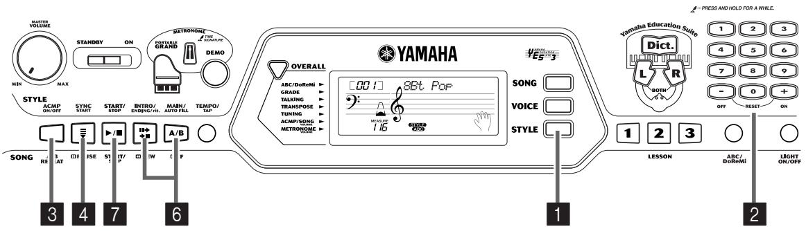 YAMAHA EZ-20 - Pour selectionner et jouer d'autres voix - 6