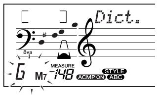 YAMAHA EZ-20 - Apprentissage des accords à l'aide de Dictionary - 9