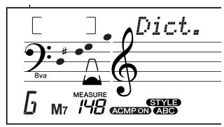 YAMAHA EZ-20 - Apprentissage des accords à l'aide de Dictionary - 7