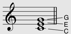YAMAHA EZ-20 - Examples d'inversion pour la note C - 1
