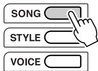 YAMAHA EZ-200 - Press the [SONG] button. - 1
