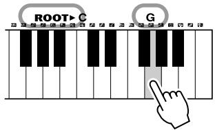YAMAHA EZ-200 - Looking up Chords Using the Chord Dictionary - 3