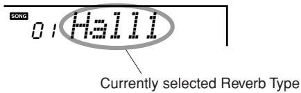 YAMAHA EZ-200 - Selecting a Reverb type - 2