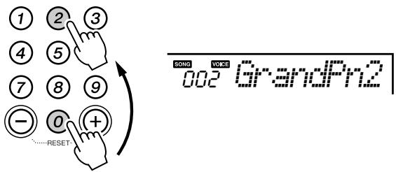 YAMAHA EZ-200 - ● Number buttons [0]–[9] - 1
