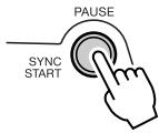 YAMAHA EZ-200 - ■ Stop and Enter Sync Start Mode - 1