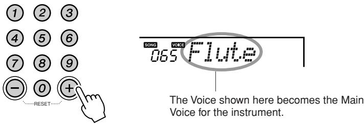 YAMAHA EZ-200 - Select a Voice. - 1