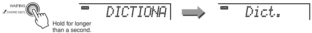 YAMAHA EZ-200 - Looking up Chords Using the Chord Dictionary - 1