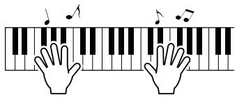 YAMAHA EZ-200 - Play the keyboard. - 1