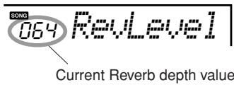 YAMAHA EZ-200 - Adjusting the Reverb depth - 2