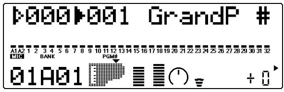 YAMAHA MU128 - Modification de l'affichage du mode de reproduction Play - 2
