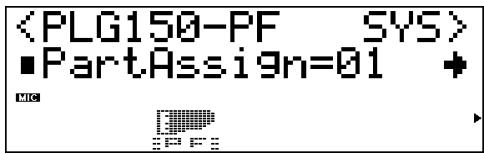 YAMAHA PLG150-PF - Select the PLG150-PF board. - 1