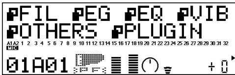 YAMAHA PLG150-PF - Press the EDIT button to enter the Edit mode. - 1