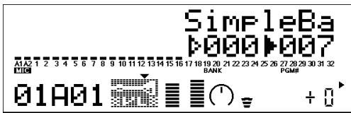 YAMAHA PLG150-VL - Press VALUE button to select the Bank you want to use. - 3