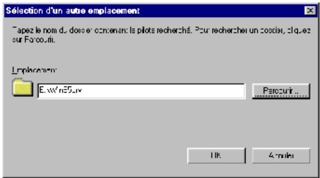 YAMAHA SW1000XG - Installation du pilote pour WINDOWS95 OSR2 (4.00.950b) - 4