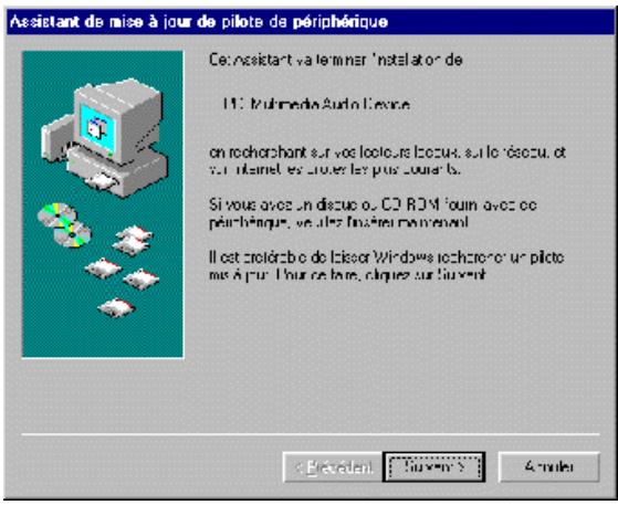 YAMAHA SW1000XG - Installation du pilote pour WINDOWS95 OSR2 (4.00.950b) - 1