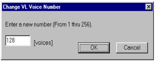 YAMAHA VL VISUAL EDITOR - Number of Voices in the Voice List - 1