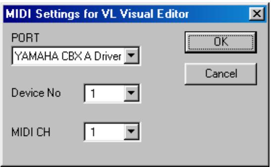 YAMAHA VL VISUAL EDITOR - Windows - 1