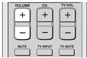 YAMAHA YSP-1000 - Adjusting the volume - 2