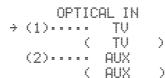 YAMAHA YSP-1000 - INPUT ASSIGNMENT 1/4 - 1