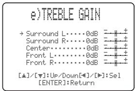 YAMAHA YSP-1000 - TREBLE GAIN (Treble gain) - 4