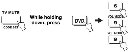 YAMAHA YSP-1000 - Setting remote control codes - 2