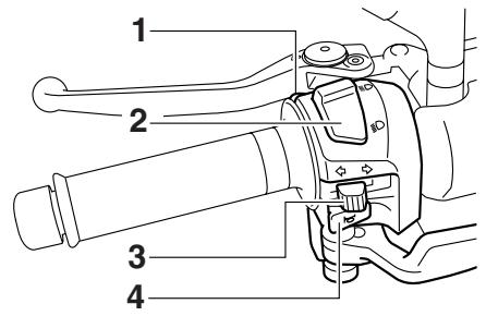 YAMAHA MAJESTY 400 - EAU12348 Handlebar switches Left - 1