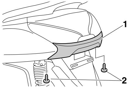 YAMAHA MAJESTY 400 - To remove the cowling - 1