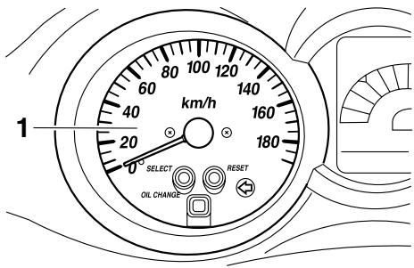 YAMAHA MAJESTY 400 - Immobilizer system indicator light - 1