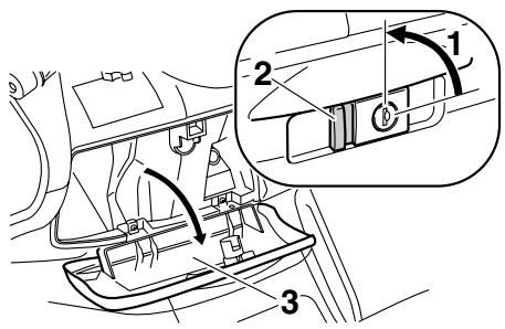 YAMAHA MAJESTY 400 - Front storage compartment A - 2