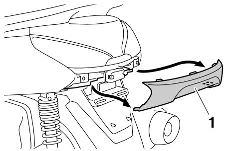 YAMAHA MAJESTY 400 - To remove the cowling - 2