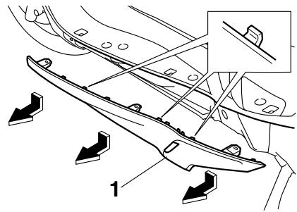 YAMAHA MAJESTY 400 - To remove the cowling - 3