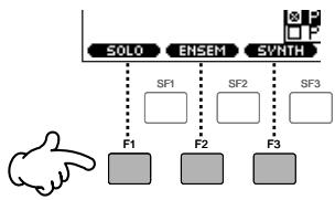 YAMAHA MOTIF ES6 - Select a Category. - 2
