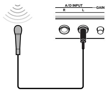 YAMAHA MOTIF ES6 - Sing or talk into the microphone to check the effect sound, and adjust the settings as necessary. - 1