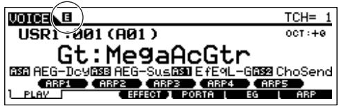 YAMAHA MOTIF ES6 - Edit Indicator - 1