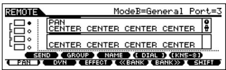 YAMAHA MOTIF ES6 - Functions assigned to the panel buttons in the Remote Control mode - 4
